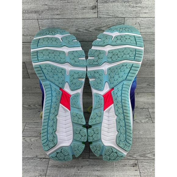 ASICS GT 1000 Running Shoes Women Size 10 US Purple Green Tie Dye - Picture 14 of 15